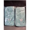 Image 2 : Lot of 2 Totanki 27" Large Slim Rolling Laundry Baskets - Blue - Brand New!