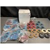 Image 1 : Lot of 1 Box of Assorted Polishing and Sanding Discs - Brand New!