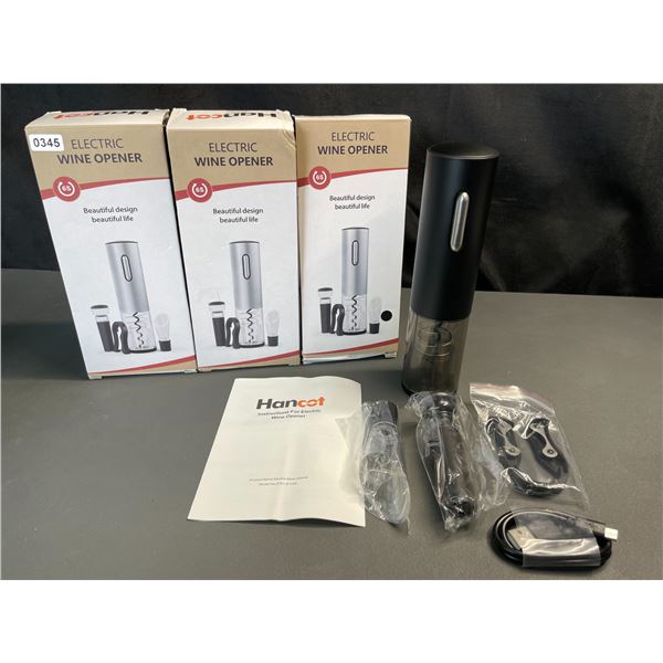 Lot of 3 Electric Wine Openers - Brand New