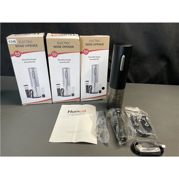 Lot of 3 Electric Wine Openers - Brand New