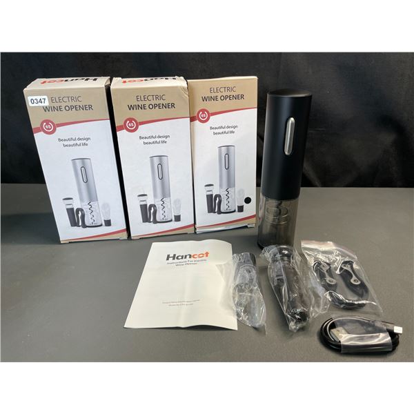 Lot of 3 Electric Wine Openers - Brand New
