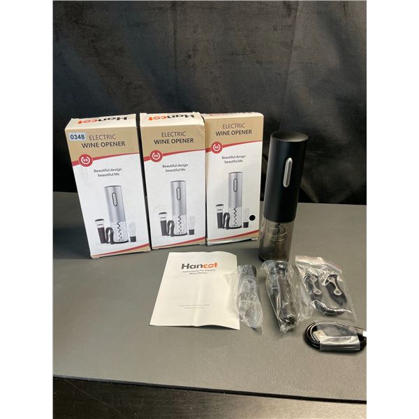 Lot of 3 Electric Wine Openers - Brand New