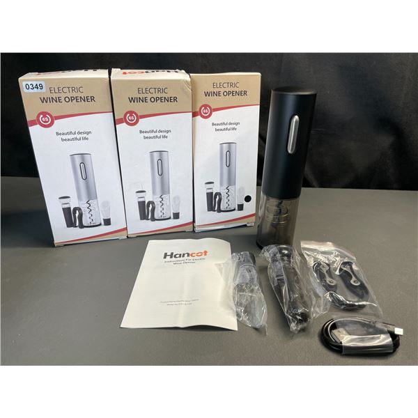Lot of 3 Electric Wine Openers - Brand New
