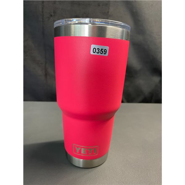 Lot of 1 YETI Rambler 30oz Tumbler - Hot Pink