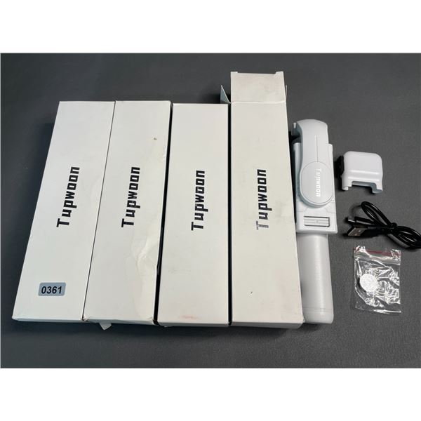 Lot of 4 Selfie-Sticks/Tripod Stands with Bluetooth Remotes - Brand New