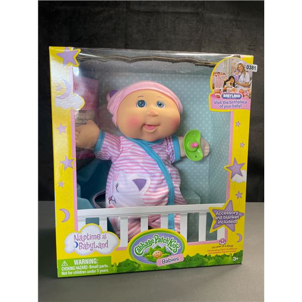 Lot of 1 Cabbage Patch Kids Naptime at Babyland Doll - 12.5" Doll - Brand New!