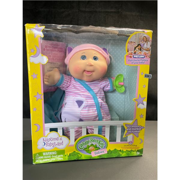 Lot of 1 Cabbage Patch Kids Naptime at Babyland Doll - 12.5" Doll - Brand New!