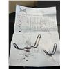 Image 4 : Lot of 1 Set of Kayak Roof Racks - Brand New in Box! Holds 2 Kayaks, Paddleboards, & Surfboards