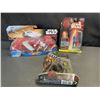 Image 1 : Lot of 3 Assorted Collectible Toys - Star Wars & G.I. Joe