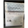 Image 2 : Lot of 1 Jumee Deep-Pocket 4PC Queen Size Sheet Set - Brand New