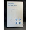 Image 3 : Lot of 1 Shlinux LED Desk Lamp - Clamp Lamp w/ Flexible Gooseneck; 18inch Wide Size - Brand New!