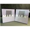 Image 1 : Lot of 2 Fancii Mira+ Magnifying Mirrors 10X with LED Light and Gooseneck Design - Brand New!