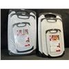 Image 1 : Lot of 2 Multi-Packs of Plastic/Non-Slip Grip Cutting Boards - 3PCS Each/6 Total - Brand New!