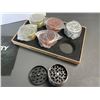 Image 2 : Lot of 1 6-Piece Set of High Quality Metal Grinders/Herb Grinders - Brand New!