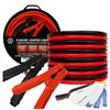 Image 1 : Lot of 1 Set of 0 Guage Battery Jumper Cables - 25FT with Copper Brush & Gloves - BRAND NEW