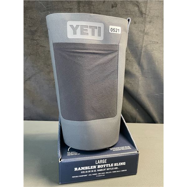 Lot of 1 YETI Large Rambler Bottle Sling - Fits 26 or 36oz Rambler - Black - Brand New!