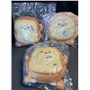 Image 1 : Lot of 3 Cartooon Toast Plushies - Brand New