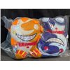 Image 2 : Lot of 2 Packs of Clown + Sun Cartoon Character Plushies - 2PCS Each/4 Total
