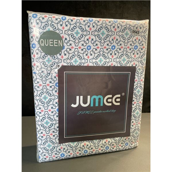 Lot of 1 Jumee Deep-Pocket 4PC Queen Size Sheet Set - Brand New