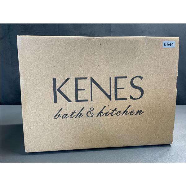Lot of 1 Kenes Two-Handle Bathroom Sink Faucet - Gold - BRAND NEW!
