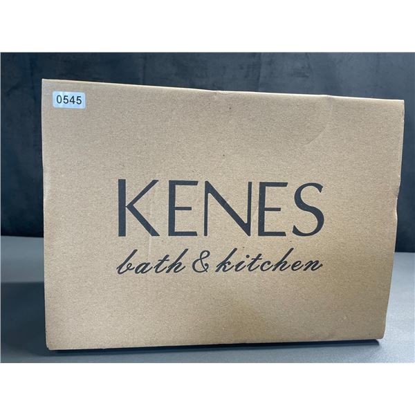 Lot of 1 Kenes Two-Handle Bathroom Sink Faucet - Gold - BRAND NEW!