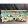Image 2 : Lot of 1 Lil-Gen Prehistoric Playbox Toy Set - Includes 12 Dinosaur Figures, Sound Book & Playmat!