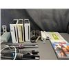 Image 2 : Lot of 3 Nintendo Wii Consoles w/ Games, Controllers, Cords, & Accessories - Used