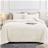 Image 1 : Lot of 1 Hevumyi Velvet Luxury 3PC Comforter Set - King Size - Brand New!