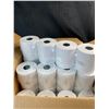 Image 2 : Lot of 1 Case of Receipt Paper Rolls - 32 Rolls Included - 3inch Size - Brand New