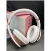 Image 3 : Lot of 2 Glynzak Wireless Over-Ear Headphones w/ 65hr Music/Talk Time! Rose Gold - Brand New!
