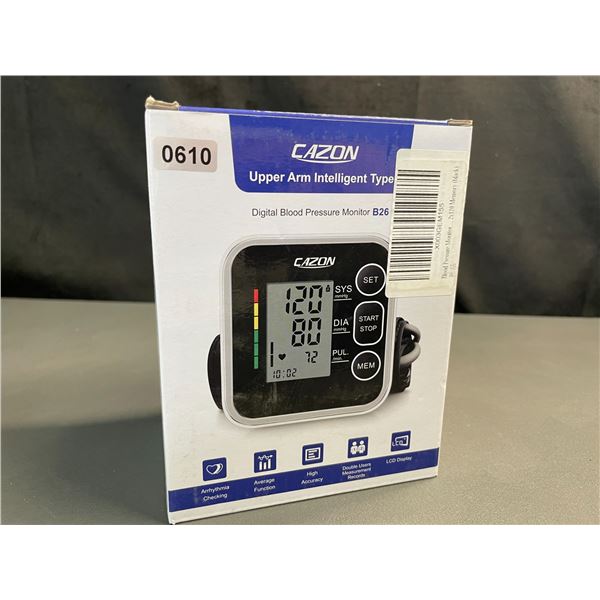 Lot of 1 Cazon Upper Arm Intelligent Automatic Blood Pressure Monitor - Brand New