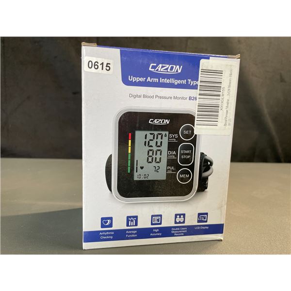 Lot of 1 Cazon Upper Arm Intelligent Automatic Blood Pressure Monitor - Brand New