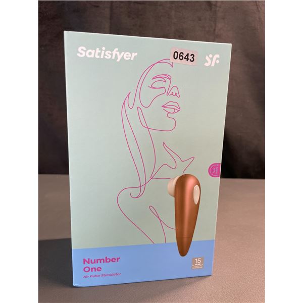 Lot of 1 Satisfyer "Number One" Air Pulse Stimulator Sex Toy - Brand New
