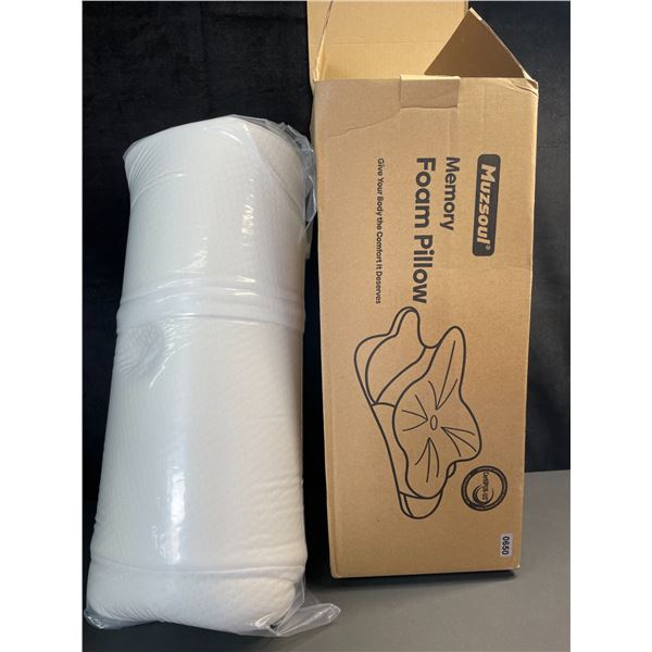 Lot of 1 Contour Memory Foam Ergonomic Cervical Neck Pillow - New