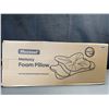 Image 2 : Lot of 1 Contour Memory Foam Ergonomic Cervical Neck Pillow - New