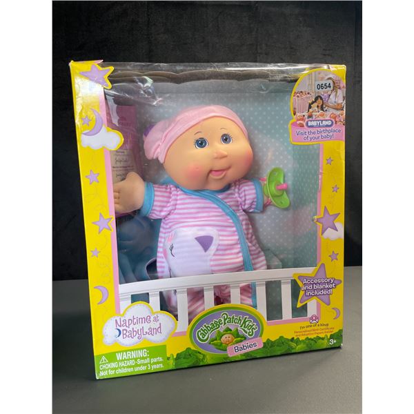 Lot of 1 Cabbage Patch Kids Naptime at Babyland Doll - 12.5" Doll - Brand New!