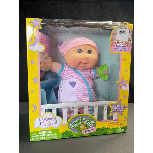 Lot of 1 Cabbage Patch Kids Naptime at Babyland Doll - 12.5" Doll - Brand New!