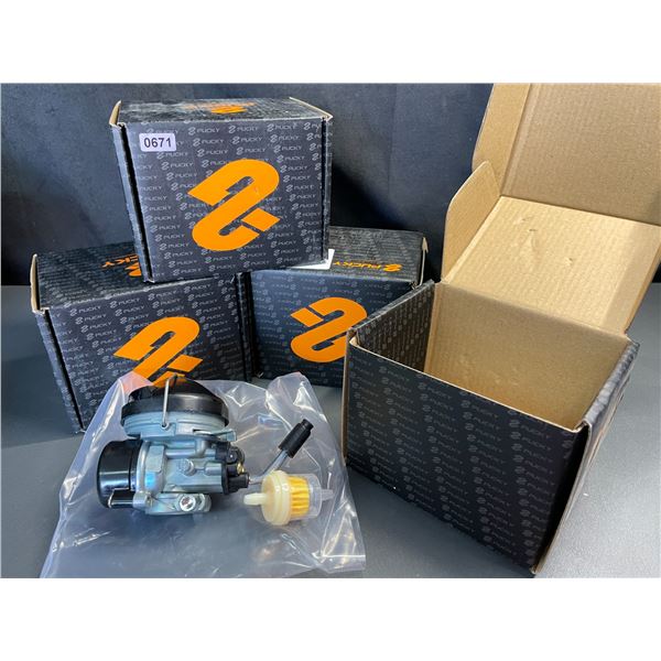 Lot of 4 Pucky Carburetors (13101601) - Brand New