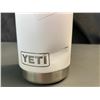 Image 2 : Lot of 1 YETI Rambler 18oz Bottle - White - (New But has Dent - See Photo)