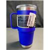 Image 2 : Lot of 1 YETI Rambler 20oz Travel Mug- Bright Blue - Brand New!