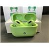 Image 2 : Lot of 2 Pairs of Accent Airbuds Pro Green Wireless Bluetooth Earbuds - Brand New