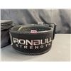 Image 2 : Lot of 1 Ironbull Strength Weight Lifting/Powerlifting Belt - Brand New - 43inch Length (Size M)