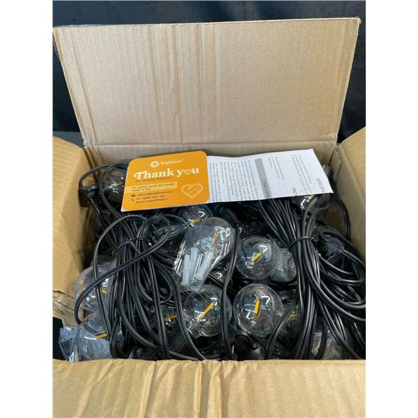 Lot of 1 Box of LED Outdoor Solar String Patio Lights - 29FT Length - New