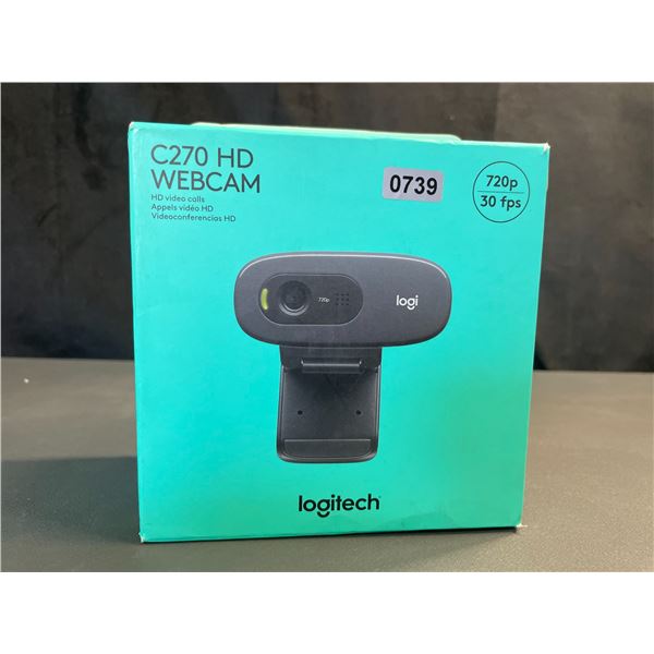 Lot of 1 Logitech C270 HD Webcam - Brand New