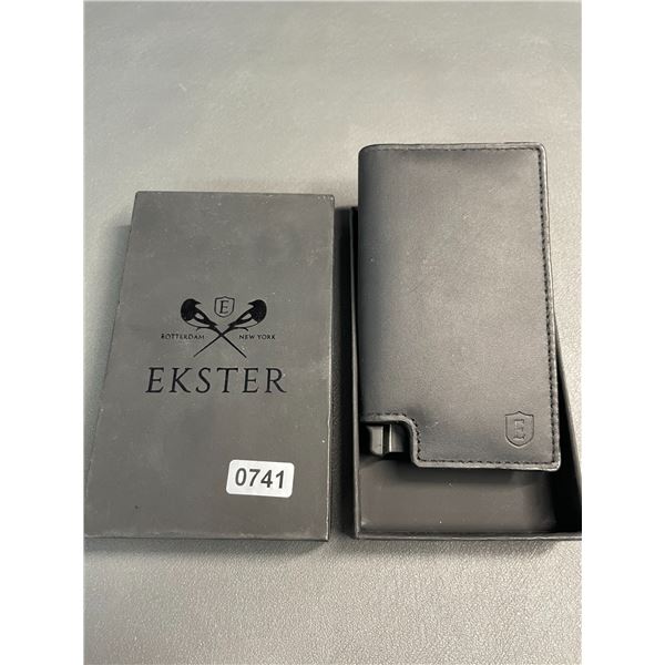 Lot of 1 Ekster Parliament Nappa Black Wallet - Brand New