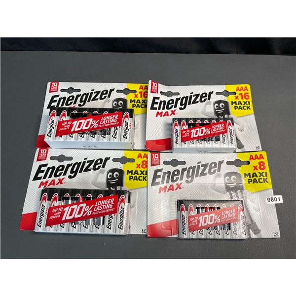 Lot of 1 Energizer MAX Batteries Combo Pack - Includes 24 AA and 24 AAA Batteries! - 48 Total!