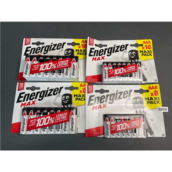 Lot of 1 Energizer MAX Batteries Combo Pack - Includes 24 AA and 24 AAA Batteries! - 48 Total!
