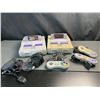 Image 1 : Lot of 2 Super Nintendo Entertainment Systems - Used - With Cords/Controllers