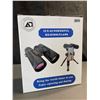 Image 1 : Lot of 1 Pair of Adasion 12x42 Powerful HD Binoculars - Brand New!