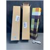 Image 3 : Lot of 2 Minecraft 12-Inch LED Torch Lights - Wall Mountable - USB Rechargeable - Brand New